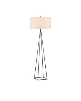 Fiction One Light Floor Lamp in Bronze/Antique Brass (142|8000-0146)