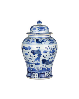 South Sea Jar in Imperial Blue/Off White (142|1200-0839)