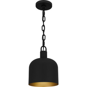 Quoizel Piccolo Pendant One Light Mini Pendant in Matte Black (10|QPP6206MBK)