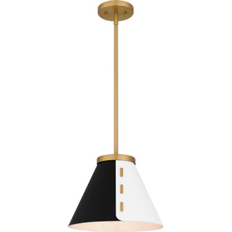 Quoizel Pendant One Light Pendant in Brushed Weathered Brass (10|QP6224BWS)