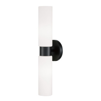 Theo Two Light Wall Sconce in Matte Black (65|652621MB)