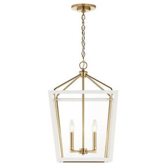 Delvin Four Light Foyer Pendant in Champagne Bronze (12|52619CPZWH)