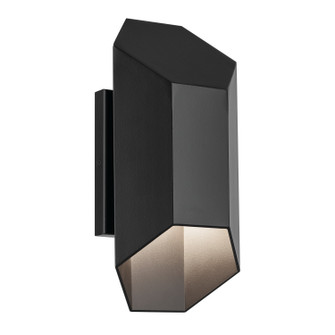 Estella LED Outdoor Wall Mount in Black (12|49607BKLED)