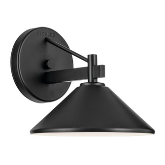 Ripley One Light Outdoor Wall Mount in Black (12|49059BK)