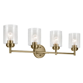 Winslow Four Light Bath in Natural Brass (12|45887NBR)