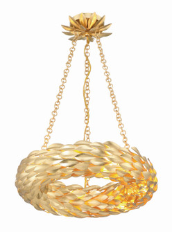 Broche LED Chandelier in Antique Gold (60|535-GA)