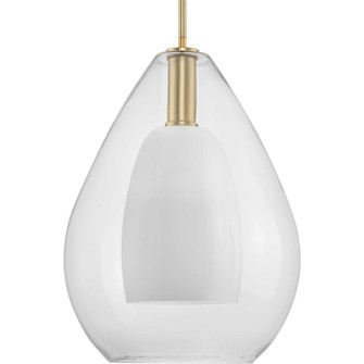 Carillon One Light Pendant in Brushed Gold (54|P500439-191)
