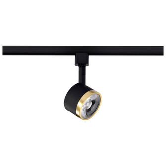 LED Track Head in Matte Black / Brushed Brass (72|TH645)
