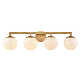 Gillian Four Light Vanity in Natural Brass (45|90083/4)