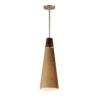 Sumatra One Light Pendant in Natural Aged Brass (16|14481GCNAB)