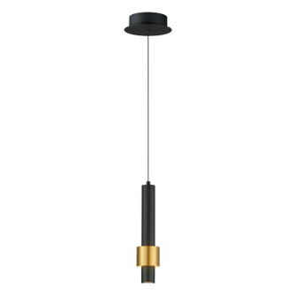 Reveal LED Pendant in Black / Gold (86|E24751-BKGLD)