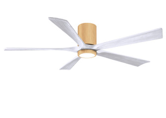 Irene 60''Ceiling Fan in Light Maple (101|IR5HLK-LM-MWH-60)