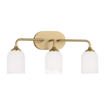 Emile Three Light Vanity in Satin Bronze (1|GLV1023SB)