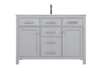 Lewis SIngle Bathroom Vanity in Grey (173|VF23348GR)