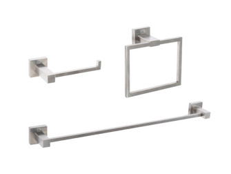 Isla 3-Piece Bathroom Hardware Set in Brushed Nickel (173|HWB-12S3RBNK)