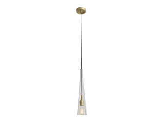 Abbey Park One Light Pendant in Brushed Brass (192|HF8130-BB)