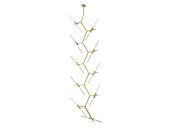 San Vicente 20 Light Chandelier in Brushed Brass (192|HF8058-20-BB)