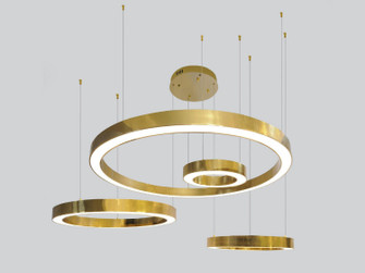 Aria LED Chandelier in Polished Brass (192|HF4444-PB)