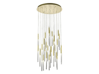 Boa 31 Light Pendant in Brushed Brass (192|HF2031-BOA-BB)