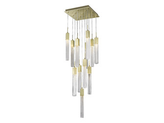 Boa 13 Light Pendant in Brushed Brass (192|HF1905-13-BOA-BB)