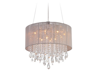 Beverly Dr. 12 Light Dual Mount/Flush & Hanging in Taupe Silk String (192|HF1500-TP)