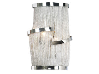 Mullholand Dr. Two Light Wall Sconce in Polish Chrome Jewelry Chain (192|HF1404-CH)