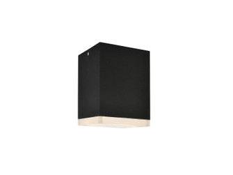 Avenue Outdoor LED Outdoor Flushmount in Black (192|AV9889-BLK)