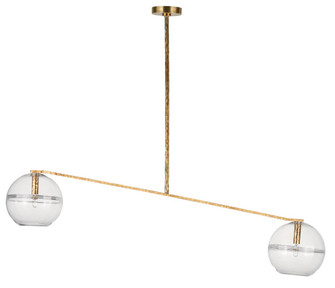Lowing LED Chandelier in Polished Antique Brass (182|SLCH356CPAB-L)