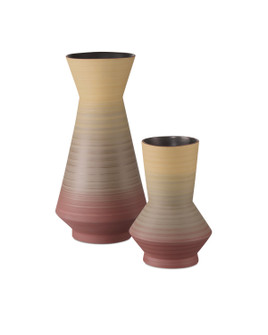 Vase Set of 2 in Yellow/Red (142|1200-0880)
