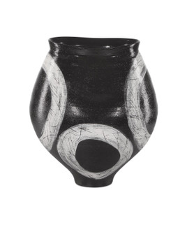 Vase in Black/Light Gray (142|1200-0870)