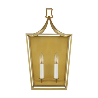 Southold Two Light Wall Sconce in Burnished Brass (454|CW1012BBS)