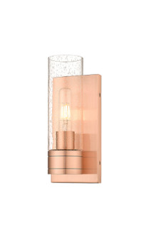Downtown Urban One Light Wall Sconce in Antique Copper (405|617-1W-AC-G617-8SDY)