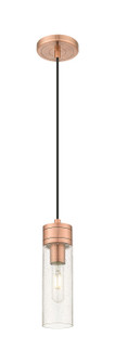 Downtown Urban One Light Mini Pendant in Antique Copper (405|617-1P-AC-G617-8SDY)