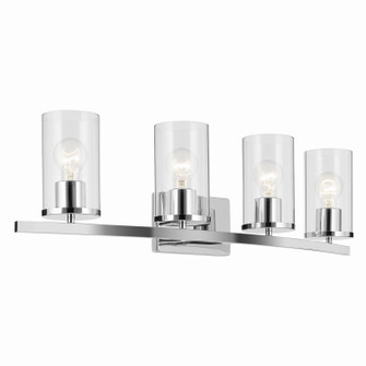 Crosby Four Light Vanity in Chrome (12|45498CHCLR)