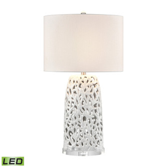 Bowen LED Table Lamp in Pearlescent White Glazed (45|S0019-10308-LED)