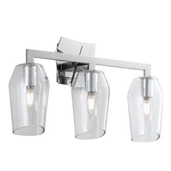 Gaia Three Light Wall Sconce in Chrome (45|8163-CH-CL)