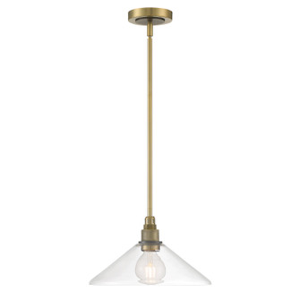 Charis One Light Pendant in Antique Brass (45|6331-ANOB-CL)