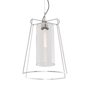 Cere One Light Pendant in Polished Nickel (45|5389-PN-CL)