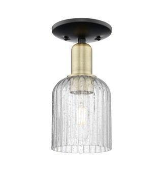 Arcadia One Light Semi-Flush Mount in Black Antique Brass (405|716-1C-BAB-G559-5SDY)