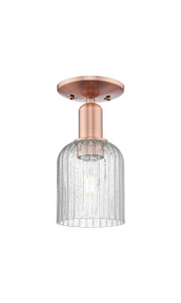 Arcadia One Light Semi-Flush Mount in Antique Copper (405|716-1C-AC-G559-5SDY)