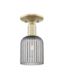 Arcadia One Light Semi-Flush Mount in Antique Brass (405|716-1C-AB-G559-5SM)