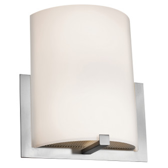 Breez Two Light Wall Sconce in Brushed Steel (18|20445-BS/OPL)
