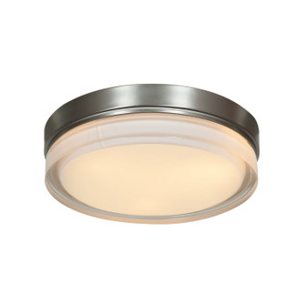 Solid LED Flush Mount in Brushed Steel (18|20775LEDD-BS/OPL)