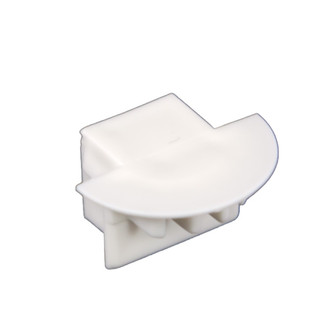 Extrusion End Cap in White (303|PE-AA2DF-FEED)