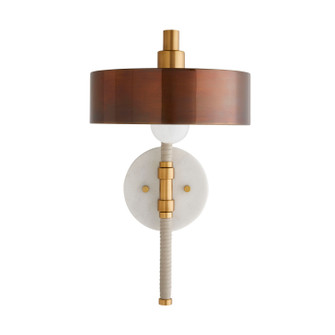 Aaron One Light Wall Sconce in Heritage Brass (314|49176)