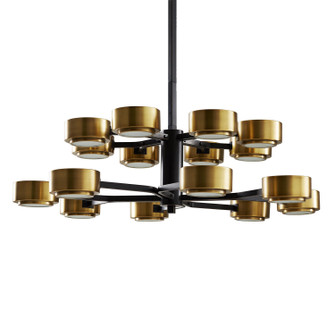 Jalen 16 Light Chandelier in Vintage Brass (314|89438)