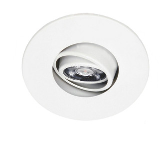 Round Double Gimbal trim in Matte White (459|R4-488DG-MW)