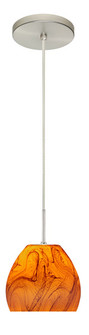 Bolla One Light Pendant in Satin Nickel (74|1BT-4122HB-SN)