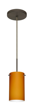 Stilo One Light Pendant in Bronze (74|1BT-440480-MED-BR)