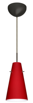 Cierro One Light Pendant in Bronze (74|1JC-4124RM-LED-BR)